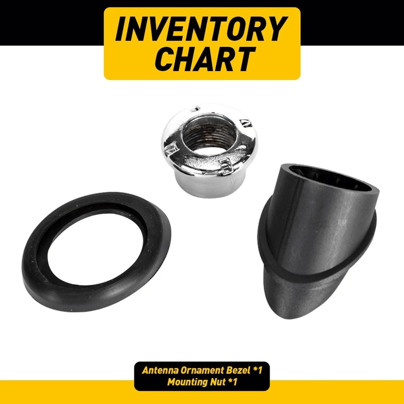 New Genuine Antenna Ornament Bezel Mounting Nut Perfect Replacement Antenna Base 4