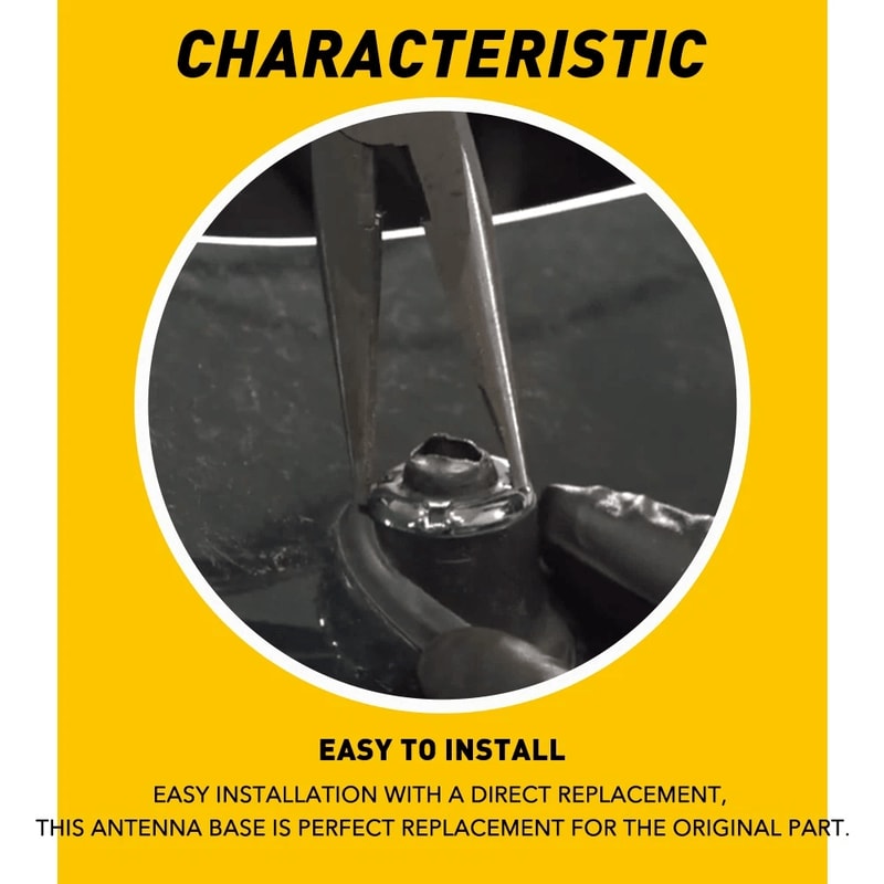 New Genuine Antenna Ornament Bezel Mounting Nut Perfect Replacement Antenna Base 5