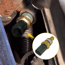 led headlight conversion kit with new original engine coolant temperature sensor, long lifespan, instant light