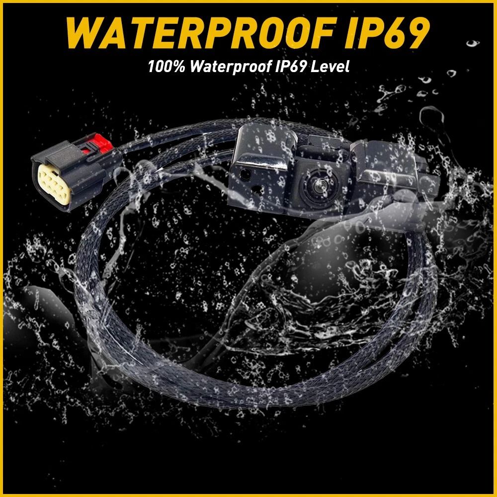 Backup Camera For Tailgate Rear View HighDefinition Waterproof WideAngle Lens Easy Installation 3