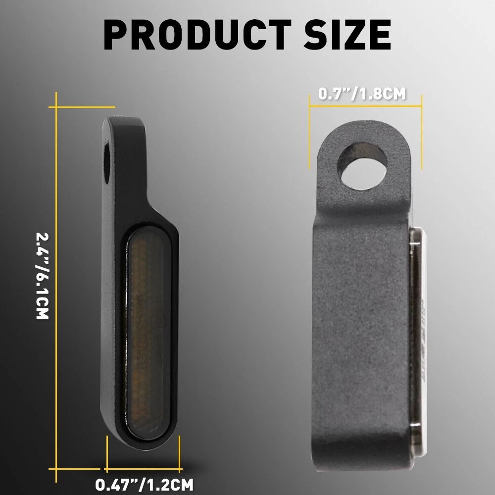 LED Handlebar Turn Signals 12V Blinker Running Light For Motorcycles Durable Motorcycle Signal Ligh 3