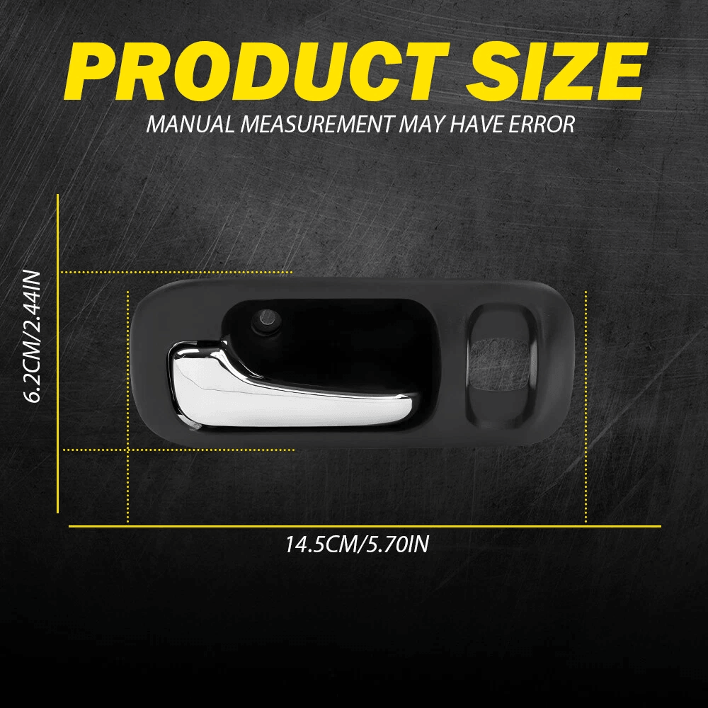 Durable Interior Inside Door Handle Set For 199701 Honda CRV CRV Front Left Right Easy Installation