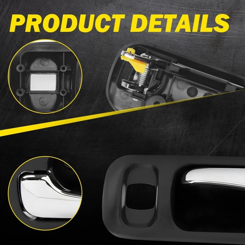Durable Interior Inside Door Handle Set For 199701 Honda CRV CRV Front Left Right Easy Installation