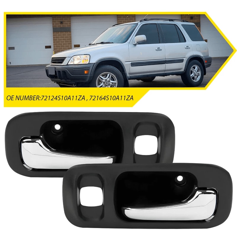 Durable Interior Inside Door Handle Set For 199701 Honda CRV CRV Front Left Right Easy Installation