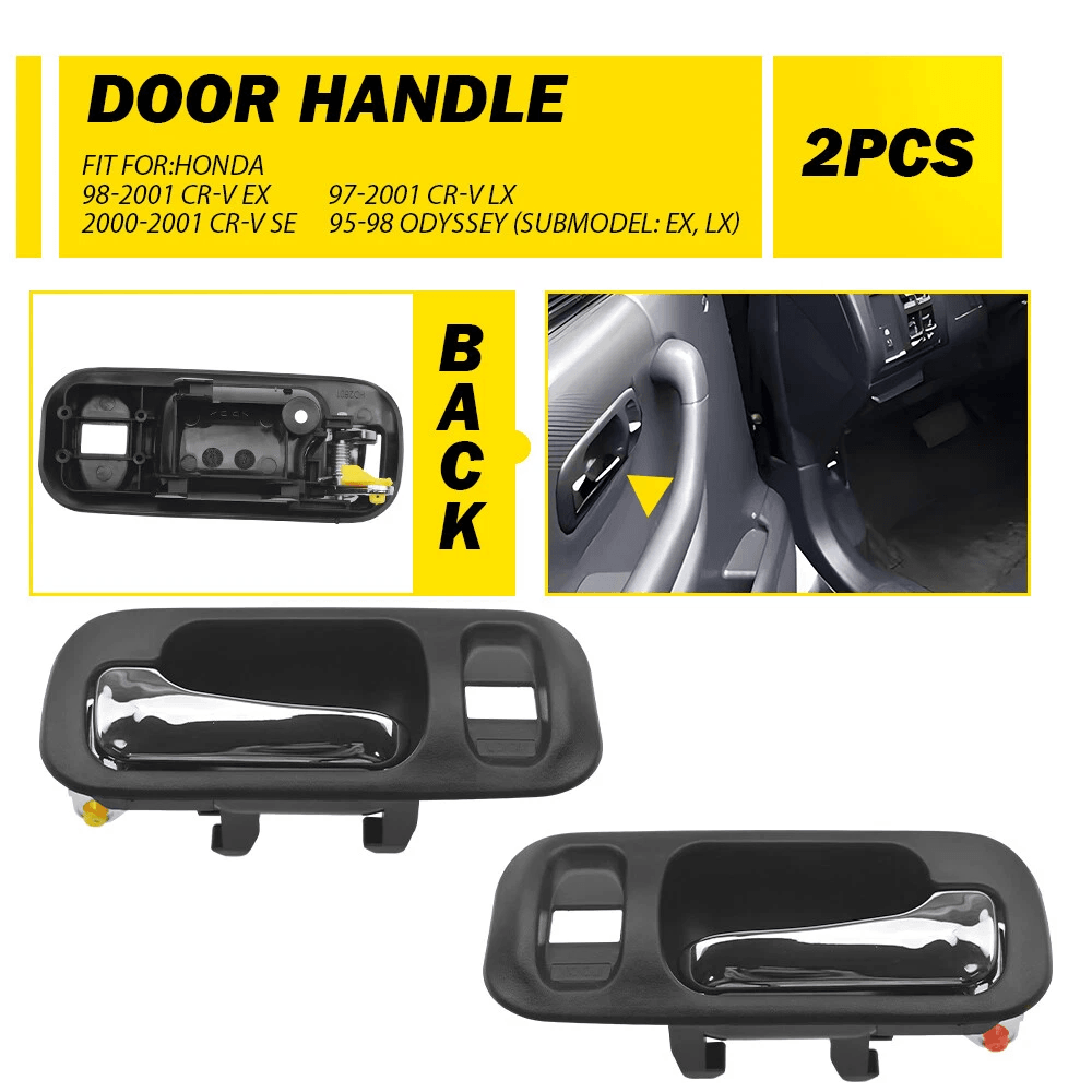 Durable Interior Inside Door Handle Set For 199701 Honda CRV CRV Front Left Right Easy Installation