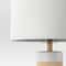 Threshold Ceramic Table Lamp With Natural Wrap White Drum Shade Modern Elegant Lighting For Home Pe 2