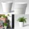Classic Composite Outdoor Planter Pot Cream Threshold EcoFriendly Recycled Plastic 3