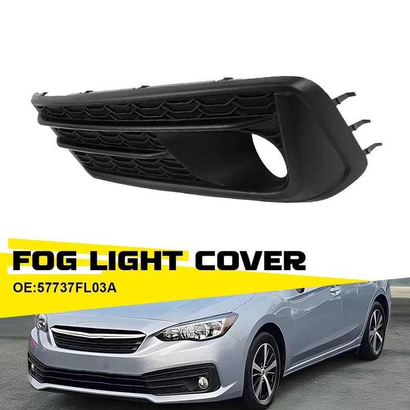 Driver Side Impreza Fog Light Lamp Cover Bezel HighQuality ABS Simple Installation ImpactResistant 1