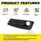 Driver Side Impreza Fog Light Lamp Cover Bezel HighQuality ABS Simple Installation ImpactResistant 5