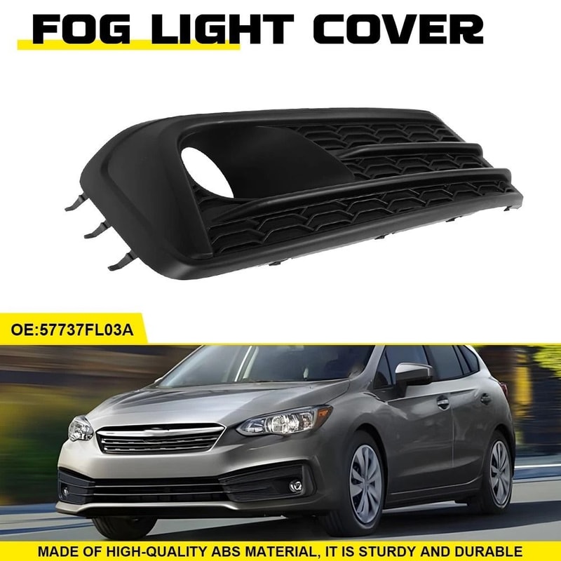 Driver Side Impreza Fog Light Lamp Cover Bezel HighQuality ABS Simple Installation ImpactResistant 9
