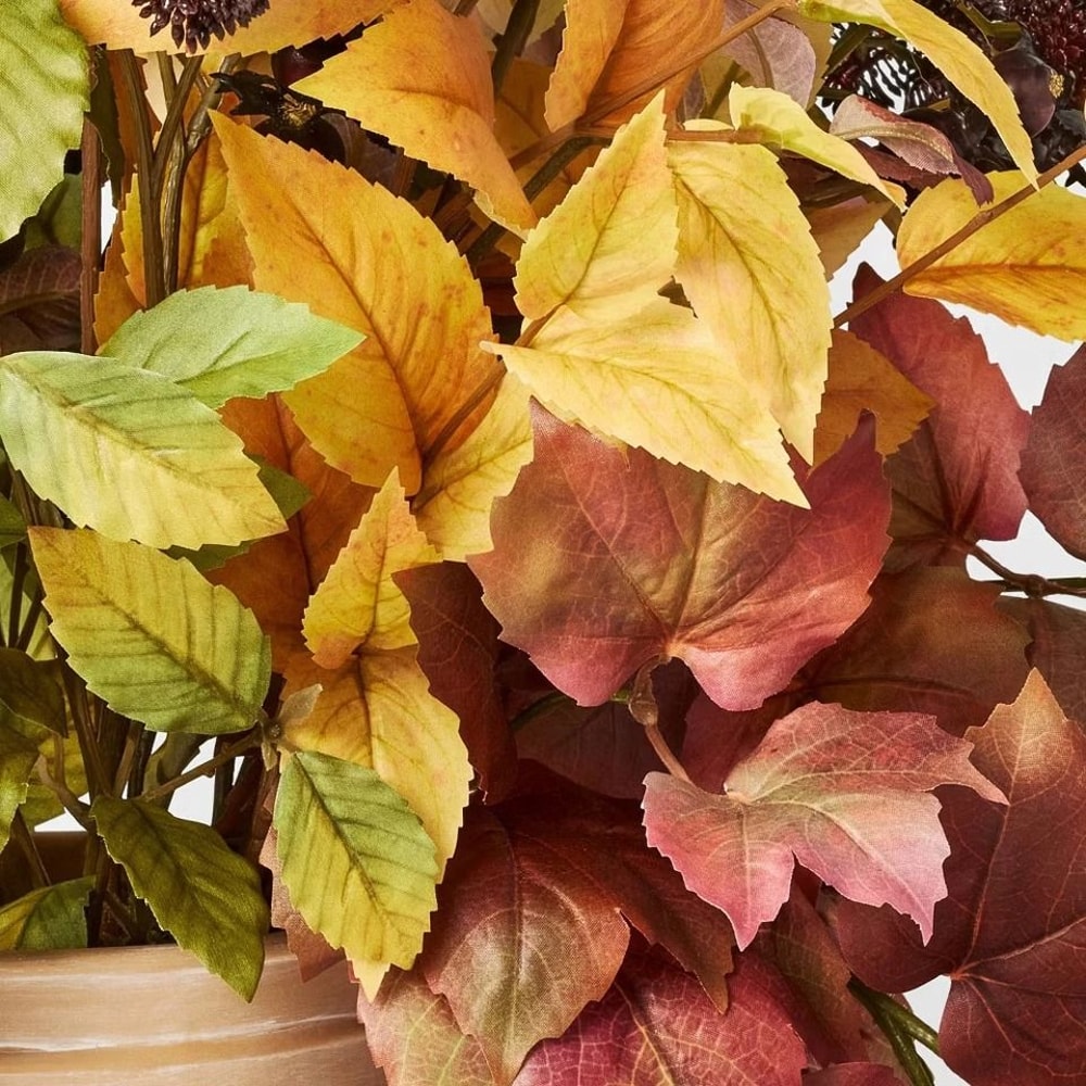 Fall Leaf Artificial Statement Arrangement Threshold Designed With Studio McGee Indoor Tabletop Dec 2