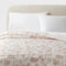 Room Essentials King Satin Quilt Copper Floral Sateen Coverlet Soft Filling Machine Washable For Lu 2