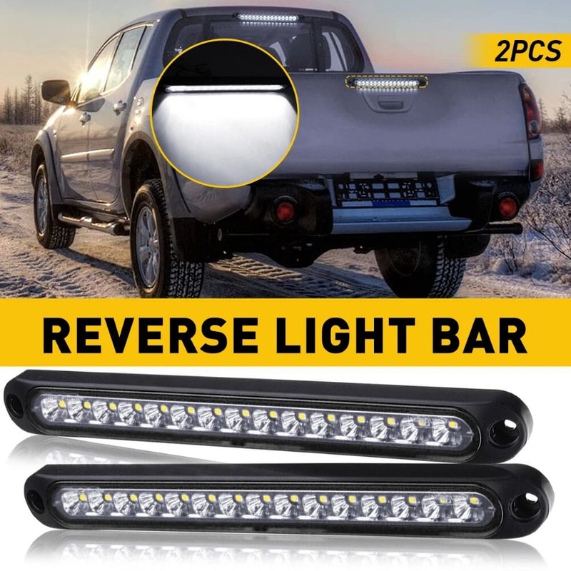 White Waterproof Light Bar For Trucks Trailer Stop Turn Tail Reverse Backup Light HighQuality Water 10