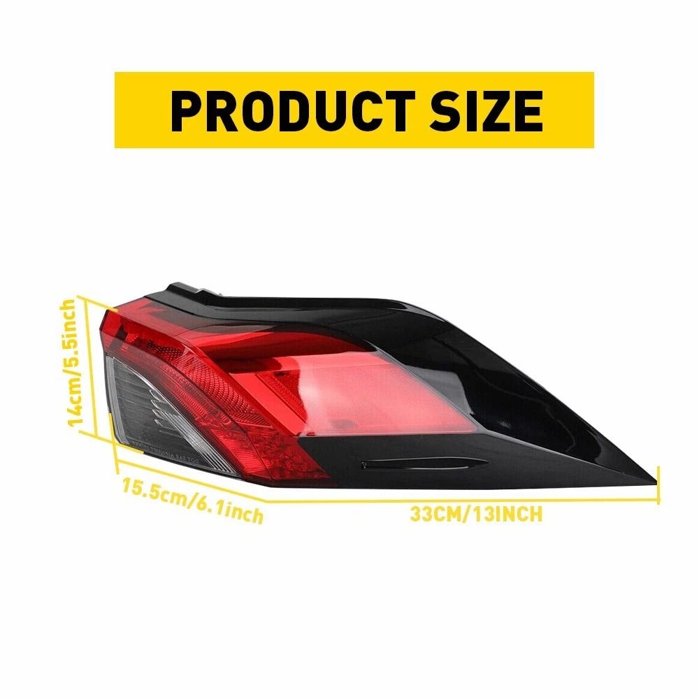 Passenger Rear Right Tail Light Outer Brake Lamp For Cars 2