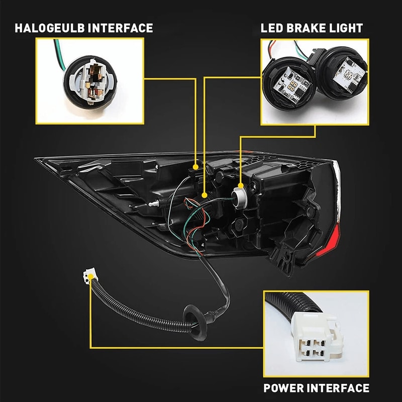 Passenger Rear Right Tail Light Outer Brake Lamp For Cars 7