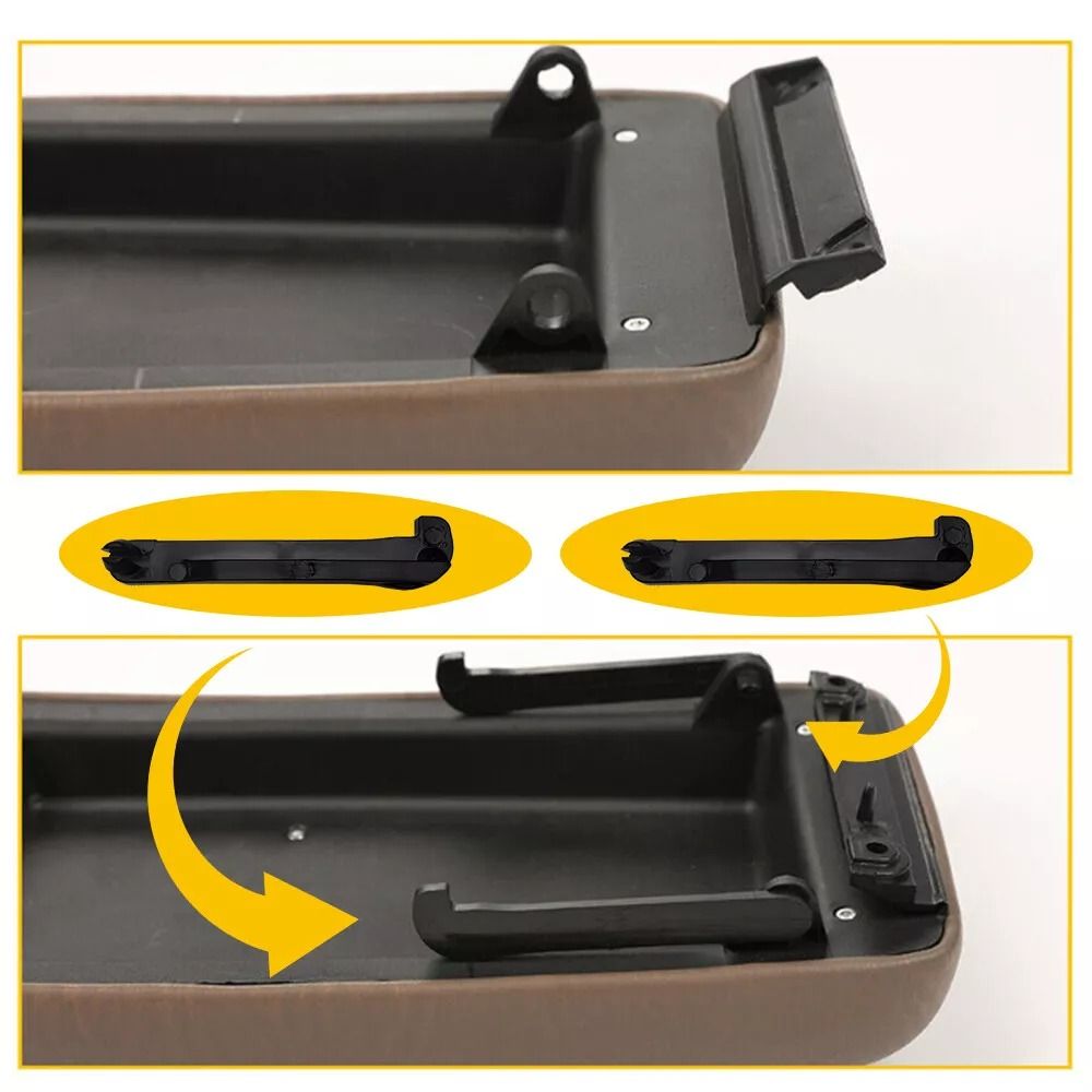 Oak Tan Center Console Lid Latch Durable New Replacement Perfect Fit For Your Vehicle Enhance Your 3