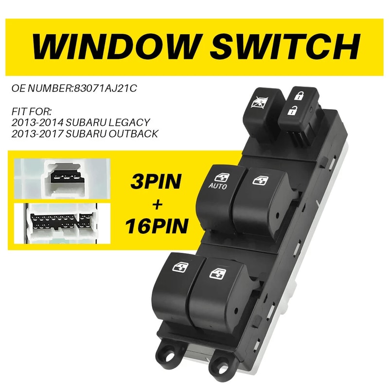 OUTBACK DRIVER LH MASTER POWER WINDOW SWITCH Perfect Fit For Your Vehicle Durable And LongLasting P 1