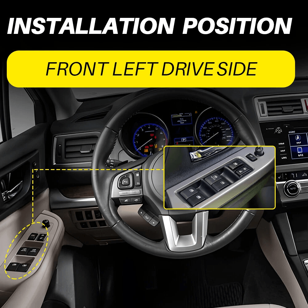 OUTBACK DRIVER LH MASTER POWER WINDOW SWITCH Perfect Fit For Your Vehicle Durable And LongLasting P 6