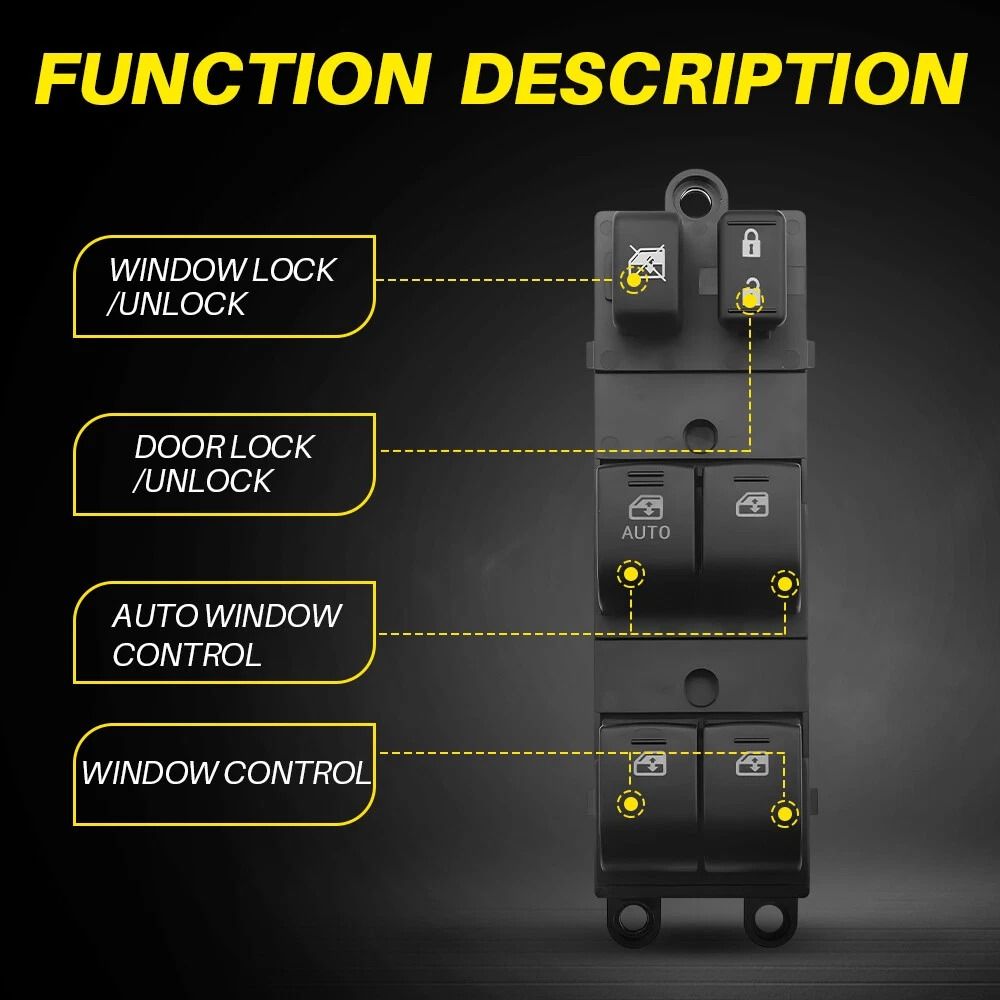 OUTBACK DRIVER LH MASTER POWER WINDOW SWITCH Perfect Fit For Your Vehicle Durable And LongLasting P 7