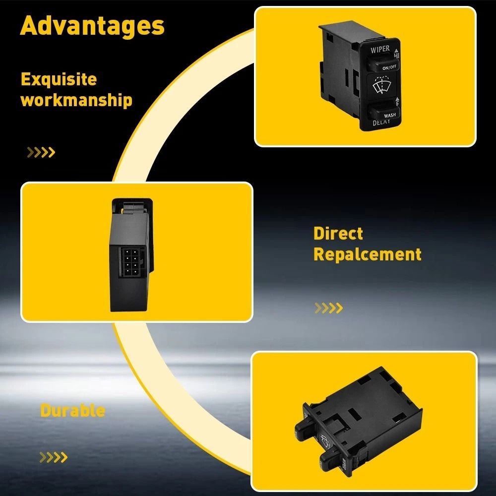 Fits Freightliner Wiper Control Switch Durable Direct Replacement Tested For Accuracy Easy Install 3