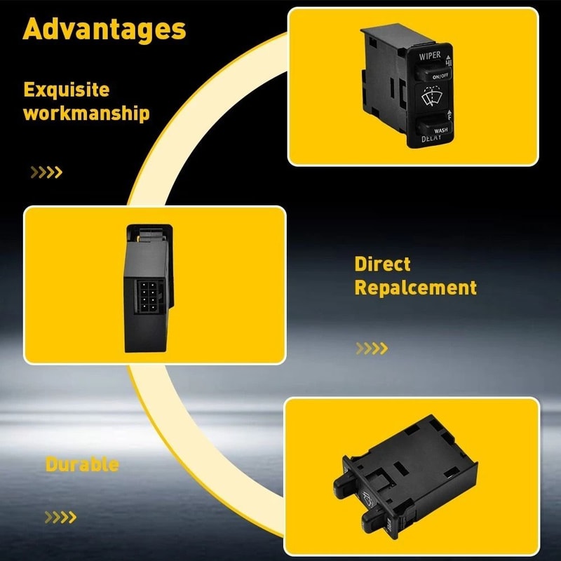 Fits Freightliner Wiper Control Switch Durable Direct Replacement Tested For Accuracy Easy Install 3