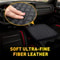 Leather Center Console Lid Armrest Cover Premium Car Armrest Protector Durable Leather Console Lid 3