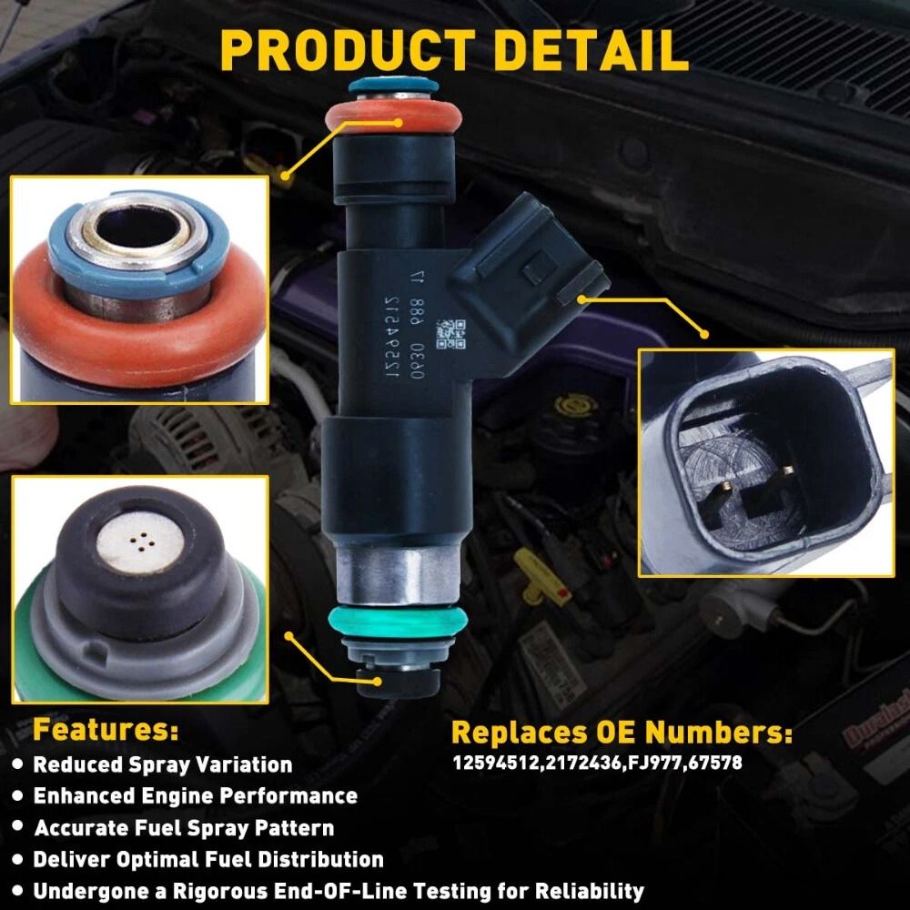 New Fuel Injectors Original Equipment For Reliable Engine Efficiency 5