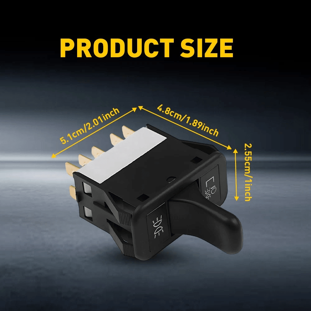 Car Headlight Switch Control Button 10Pin Premium Auto Headlight Switch Easy Installation Reliable 2