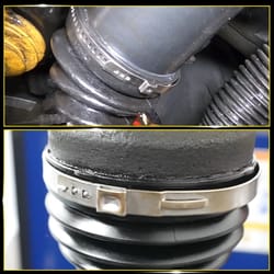 universal adjustable axle cv joint boot crimp clamps set, large + small kit ee, durable & reliable for perfect fit