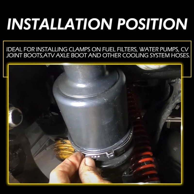 Universal Adjustable Axle CV Joint Boot Crimp Clamps Set Large Small Kit EE Durable Reliable For 6