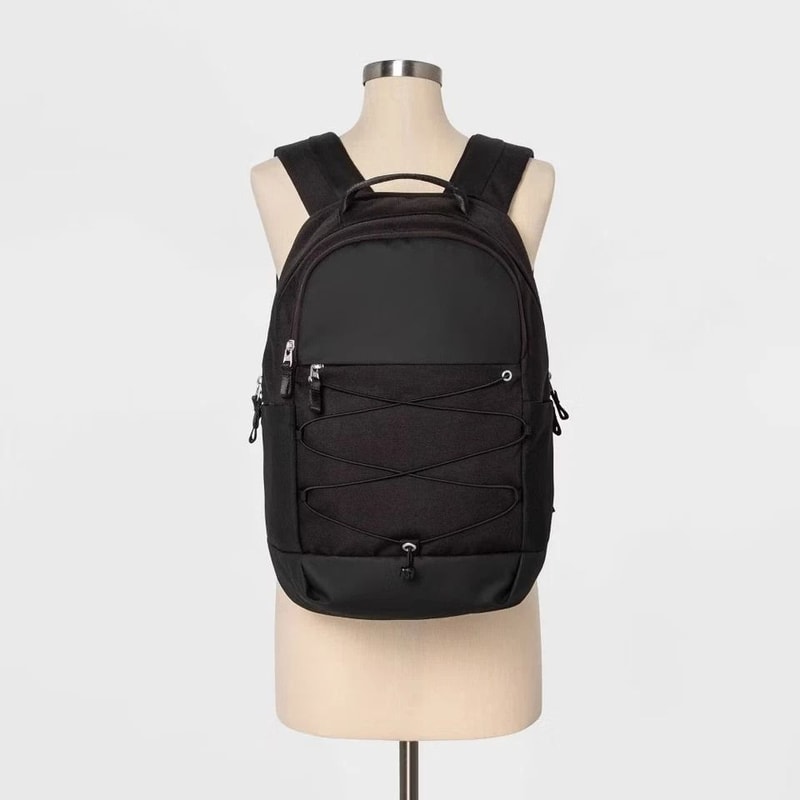 Backpack Black All In Motion WaterResistant Backpack Ideal For Travel School And Commuting With Lap 5