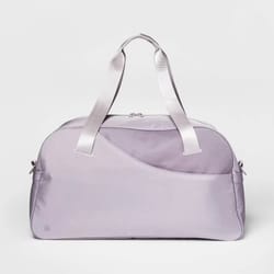 all in motion duffel bag mauve s - travel-ready, water-resistant, lightweight carry-on bag with zip top