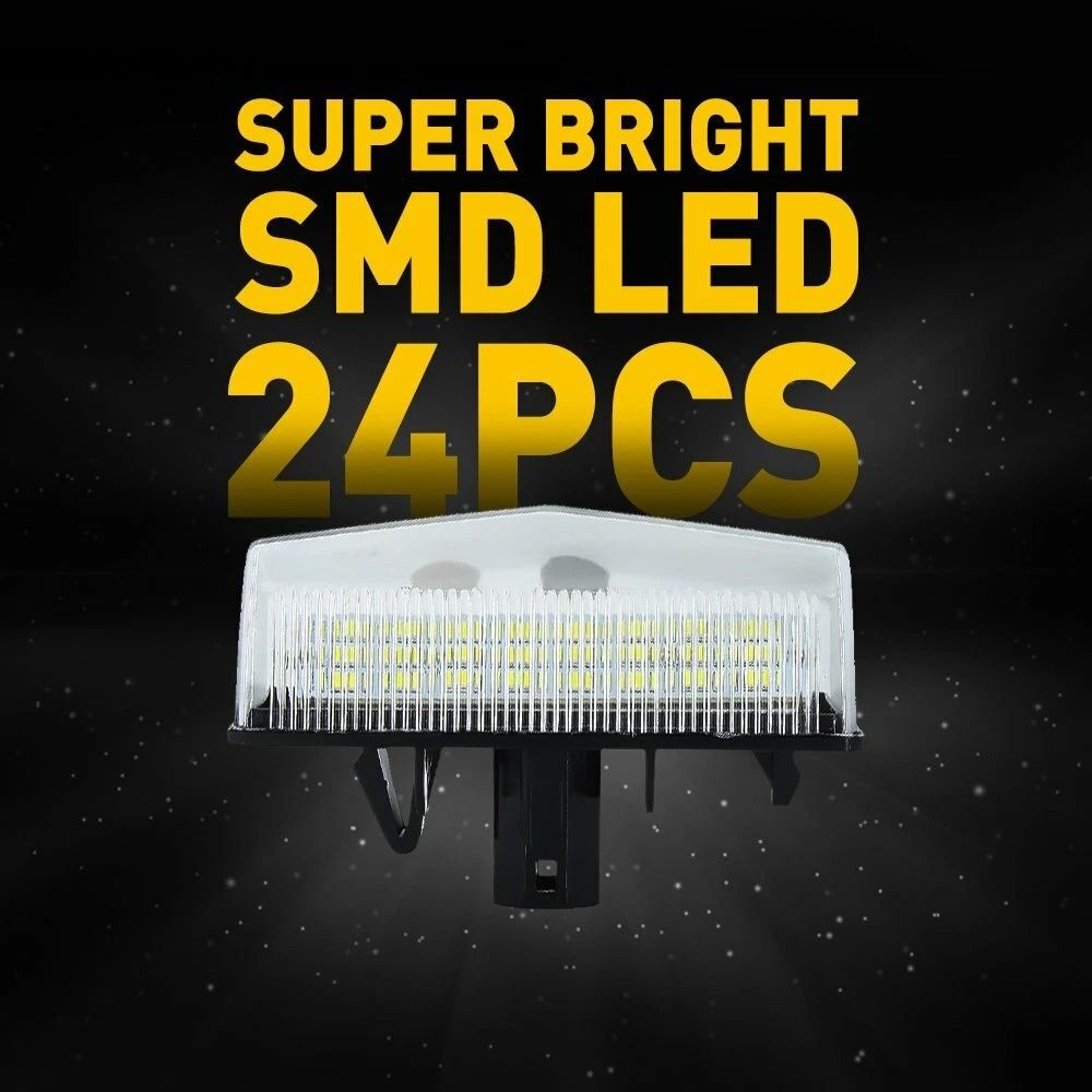 LED License Plate Light Pair Rear Tag Lamp Assembly For Bright Visibility 5