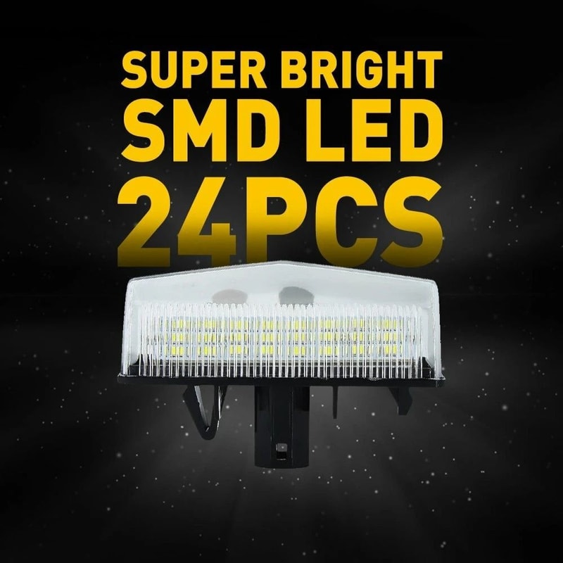 LED License Plate Light Pair Rear Tag Lamp Assembly For Bright Visibility 5