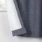 Blackout Chambray Cotton Kids Curtain Panel Navy Noise Reduction UV Protection Pillowfort 3
