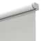 Gray Blackout Roller Window Shade With Slow Release System Cordless Light Blocking Fabric 2