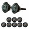 Round LED Side Marker Lights AmberYellow Truck Trailer Bullet Light Durable PC Lens And Silicone Ba 10