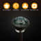 Round LED Side Marker Lights AmberYellow Truck Trailer Bullet Light Durable PC Lens And Silicone Ba 7