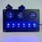 Waterproof Gang LED Rocker Switch Panel With Circuit Breaker Dual USB Ports Car Marine Boat Voltage 0