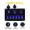 Waterproof Gang LED Rocker Switch Panel With Circuit Breaker Dual USB Ports Car Marine Boat Voltage 3