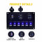 Waterproof Gang LED Rocker Switch Panel With Circuit Breaker Dual USB Ports Car Marine Boat Voltage 3