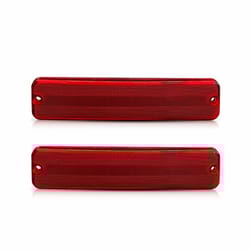 waterproof red lens rear fender side marker lights, durable abs, stable performance led for car exterior