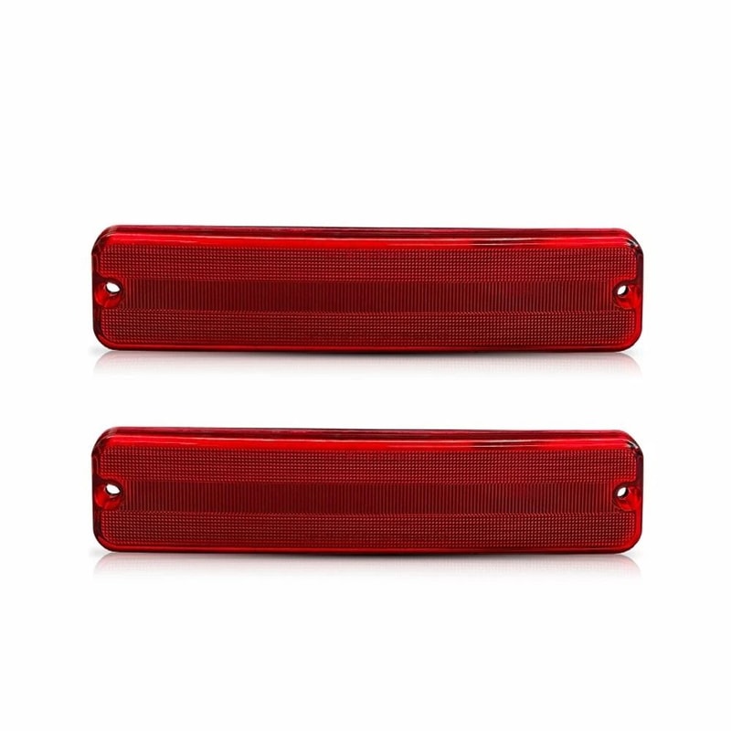 Waterproof Red Lens Rear Fender Side Marker Lights Durable ABS Stable Performance LED For Car Exter 0