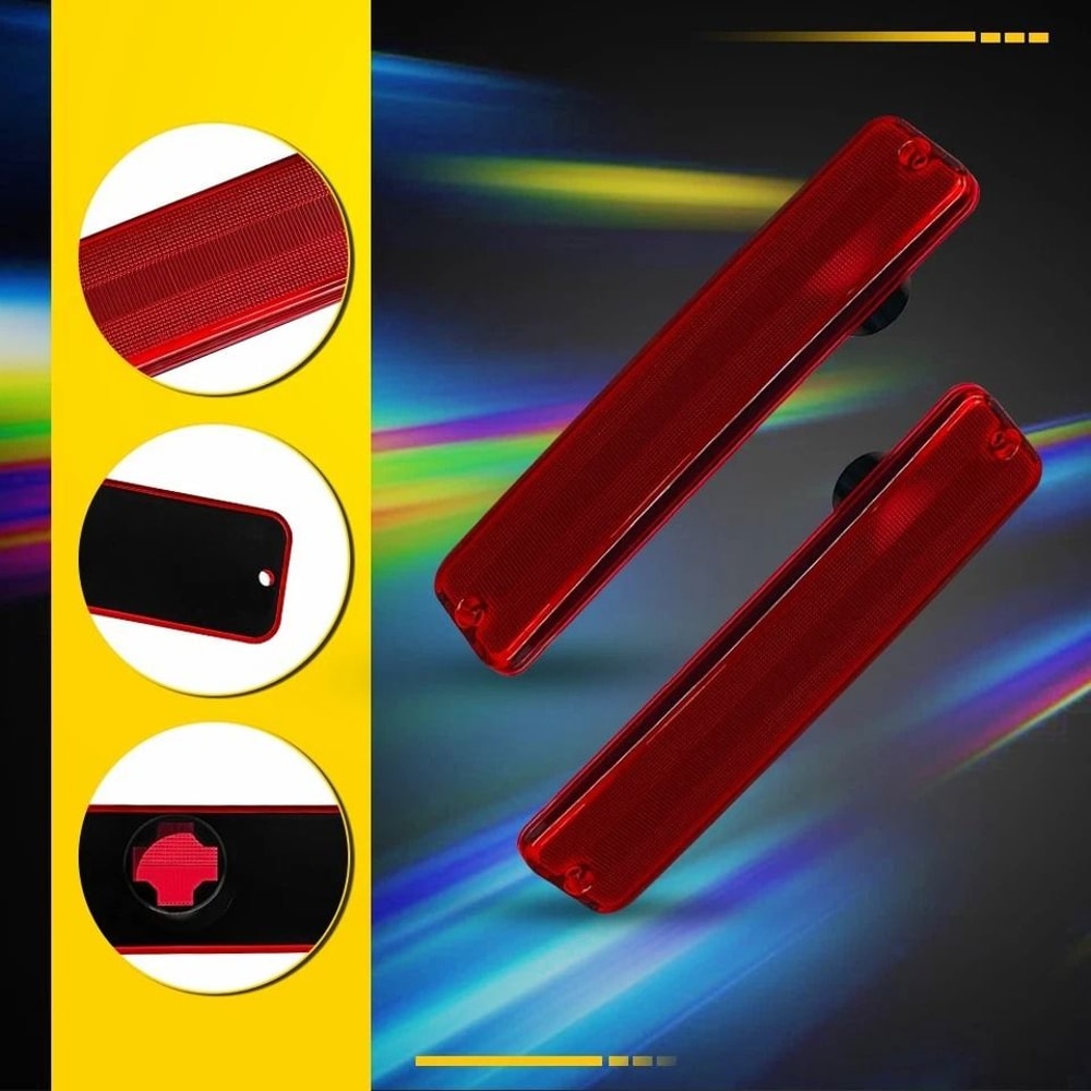 Waterproof Red Lens Rear Fender Side Marker Lights Durable ABS Stable Performance LED For Car Exter 2