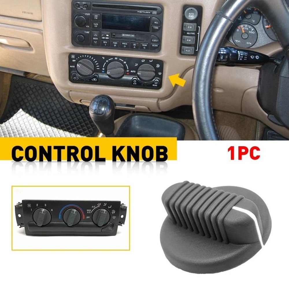 Valve Control Knob For AC Heater Compatible With GMC Cadillac Escalade 1