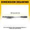 Front Lower Bumper Trim Molding Chrome Ideal Replacement Easy Installation HighQuality Chrome Trim 2