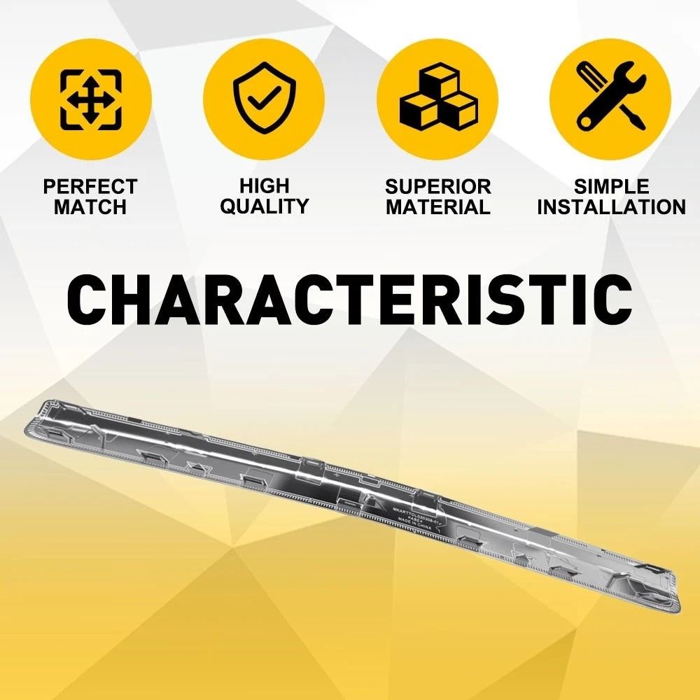 Front Lower Bumper Trim Molding Chrome Ideal Replacement Easy Installation HighQuality Chrome Trim 5