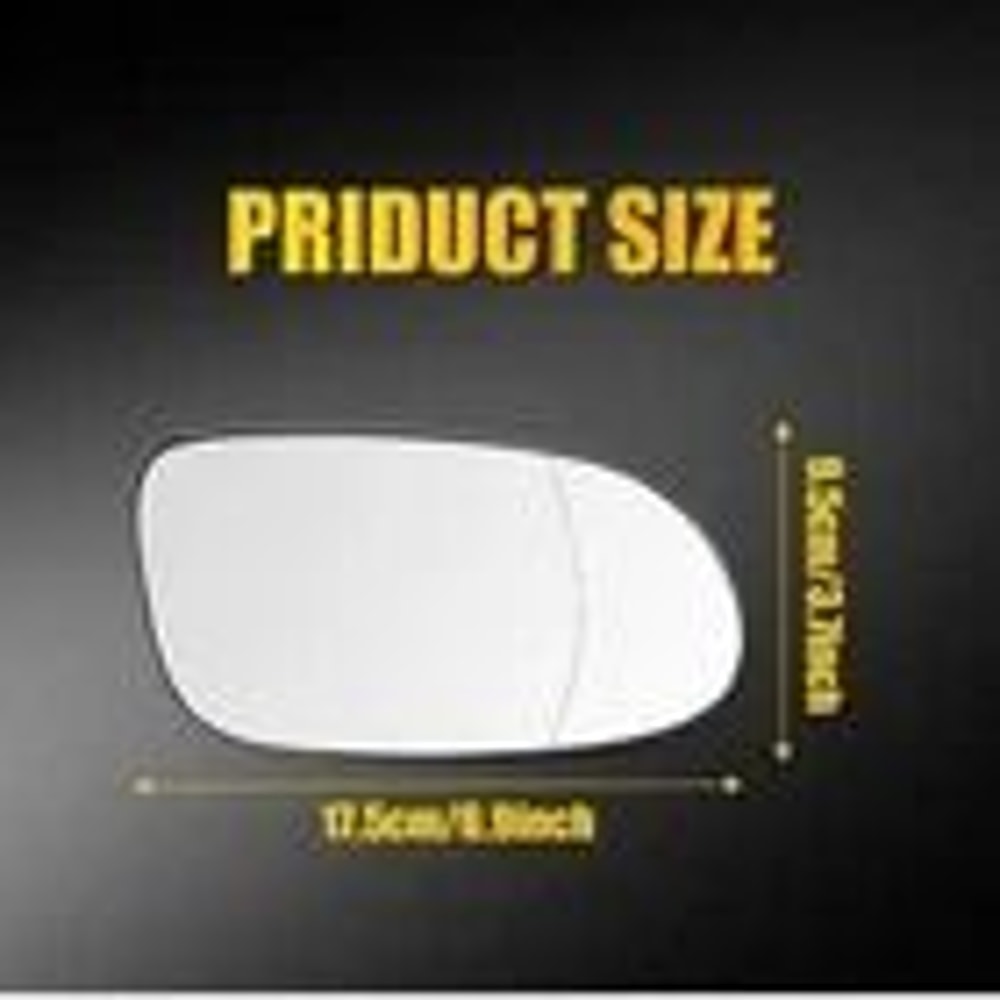 Passenger Side Heated Mirror Glass For Benz Durable Perfect Fit Road Safety 9