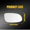 Passenger Side Heated Mirror Glass For Benz Durable Perfect Fit Road Safety 9
