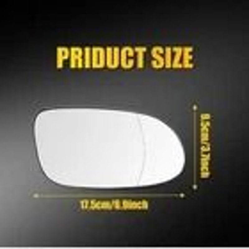 Passenger Side Heated Mirror Glass For Benz Durable Perfect Fit Road Safety 9